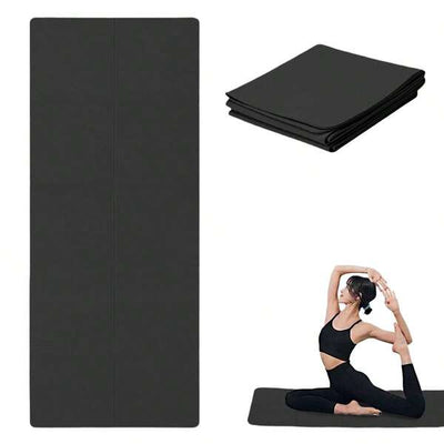 1pc 173*61*0.3/0.4/0.6cm EVA Foldable Yoga Mat, Non-Slip Shock-Absorbing, Suitable For Skipping Rope, Women's Fitness And Home Workout, Also Can Be Used As Sports Mat, Gymnastics Mat, Exercise Mat